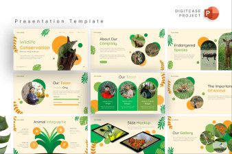 Wildlife Conservation Biology PowerPoint Template
